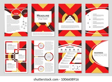 Abstract vector layout background set. For art template design, list, front page, mockup brochure theme style, banner, idea, cover, booklet, print, flyer, book, blank, card, ad, sign, sheet,, a4.