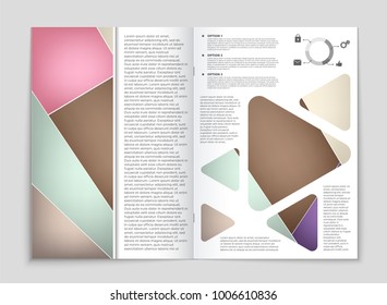 Abstract vector layout background set. For art template design, list, front page, mockup brochure theme style, banner, idea, cover, booklet, print, flyer, book, blank, card, ad, sign, sheet, a4