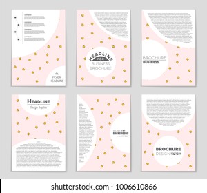 Abstract vector layout background set. For art template design, list, front page, mockup brochure theme style, banner, idea, cover, booklet, print, flyer, book, blank, card, ad, sign, sheet, a4