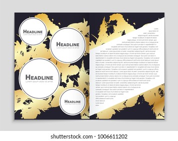 Abstract vector layout background set. For art template design, list, front page, mockup brochure theme style, banner, idea, cover, booklet, print, flyer, book, blank, card, ad, sign, sheet, a4.