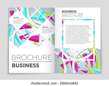 Abstract vector layout background set. For art template design, list, front page, mockup brochure theme style, banner, idea, cover, booklet, print, flyer, book, blank, card, ad, sign, sheet, a4.