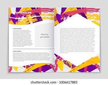 Abstract vector layout background set. For art template design, list, front page, mockup brochure theme style, banner, idea, cover, booklet, print, flyer, book, blank, card, ad, sign, sheet, a4