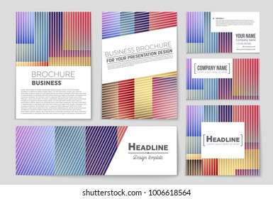 Abstract vector layout background set. For art template design, list, front page, mockup brochure theme style, banner, idea, cover, booklet, print, flyer, book, blank, card, ad, sign, sheet, a4