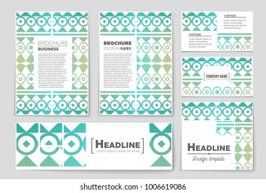Abstract vector layout background set. For art template design, list, front page, mockup brochure theme style, banner, idea, cover, booklet, print, flyer, book, blank, card, ad, sign, sheet, a4.