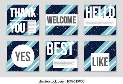 Abstract vector layout background set. For art template design, list, front page, mockup brochure theme style, banner, idea, cover, booklet, print, flyer, book, blank, card, ad, sign, sheet, a4