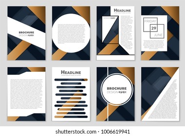 Abstract vector layout background set. For art template design, list, front page, mockup brochure theme style, banner, idea, cover, booklet, print, flyer, book, blank, card, ad, sign, sheet,, a4.