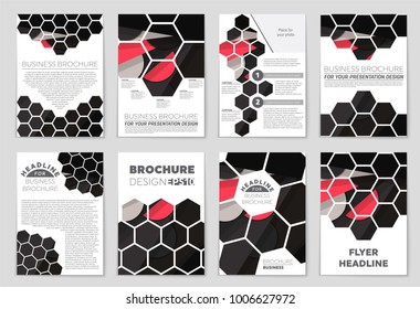 Abstract vector layout background set. For art template design, list, front page, mockup brochure theme style, banner, idea, cover, booklet, print, flyer, book, blank, card, ad, sign, sheet,, a4.