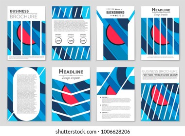 Abstract vector layout background set. For art template design, list, front page, mockup brochure theme style, banner, idea, cover, booklet, print, flyer, book, blank, card, ad, sign, sheet,, a4.