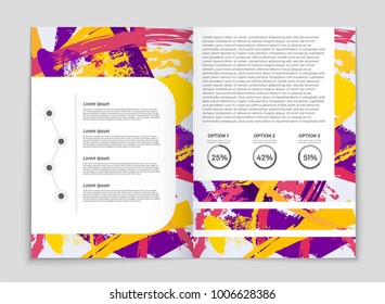 Abstract vector layout background set. For art template design, list, front page, mockup brochure theme style, banner, idea, cover, booklet, print, flyer, book, blank, card, ad, sign, sheet, a4