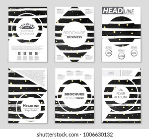 Abstract vector layout background set. For art template design, list, front page, mockup brochure theme style, banner, idea, cover, booklet, print, flyer, book, blank, card, ad, sign, sheet, a4