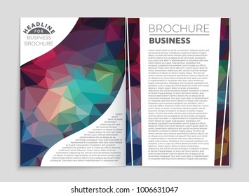 Abstract vector layout background set. For art template design, list, front page, mockup brochure theme style, banner, idea, cover, booklet, print, flyer, book, blank, card, ad, sign, sheet, a4