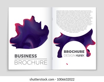 Abstract vector layout background set. For art template design, list, front page, mockup brochure theme style, banner, idea, cover, booklet, print, flyer, book, blank, card, ad, sign, sheet, a4