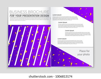 Abstract vector layout background set. For art template design, list, front page, mockup brochure theme style, banner, idea, cover, booklet, print, flyer, book, blank, card, ad, sign, sheet, a4