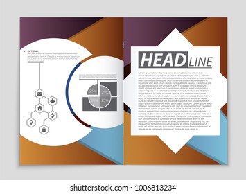 Abstract vector layout background set. For art template design, list, front page, mockup brochure theme style, banner, idea, cover, booklet, print, flyer, book, blank, card, ad, sign, sheet,, a4.