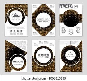 Abstract vector layout background set. For art template design, list, front page, mockup brochure theme style, banner, idea, cover, booklet, print, flyer, book, blank, card, ad, sign, sheet, a4