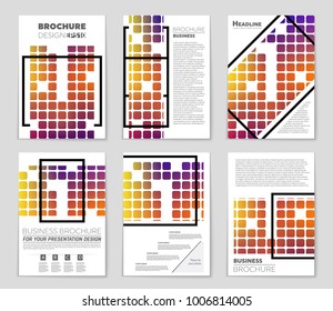 Abstract vector layout background set. For art template design, list, front page, mockup brochure theme style, banner, idea, cover, booklet, print, flyer, book, blank, card, ad, sign, sheet, a4.