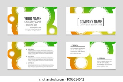 Abstract vector layout background set. For art template design, list, front page, mockup brochure theme style, banner, idea, cover, booklet, print, flyer, book, blank, card, ad, sign, sheet, a4.