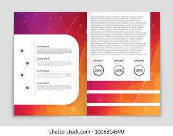 Abstract vector layout background set. For art template design, list, front page, mockup brochure theme style, banner, idea, cover, booklet, print, flyer, book, blank, card, ad, sign, sheet, a4