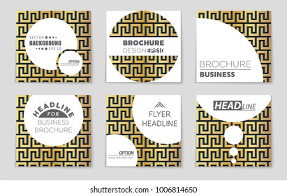 Abstract vector layout background set. For art template design, list, front page, mockup brochure theme style, banner, idea, cover, booklet, print, flyer, book, blank, card, ad, sign, sheet, a4.