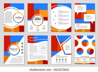 Abstract vector layout background set. For art template design, list, front page, mockup brochure theme style, banner, idea, cover, booklet, print, flyer, book, blank, card, ad, sign, sheet,, a4.