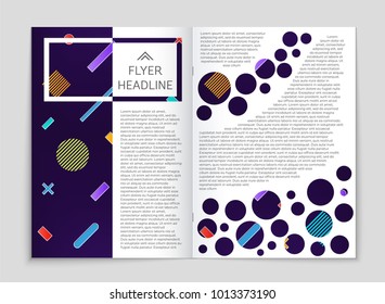 Abstract vector layout background set. For art template design, list, front page, mockup brochure theme style, banner, idea, cover, booklet, print, flyer, book, blank, card, ad, sign, sheet, a4.