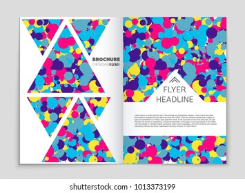 Abstract vector layout background set. For art template design, list, front page, mockup brochure theme style, banner, idea, cover, booklet, print, flyer, book, blank, card, ad, sign, sheet, a4.