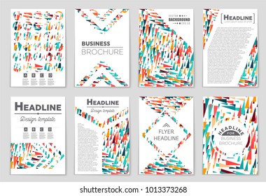Abstract vector layout background set. For art template design, list, front page, mockup brochure theme style, banner, idea, cover, booklet, print, flyer, book, blank, card, ad, sign, sheet, a4