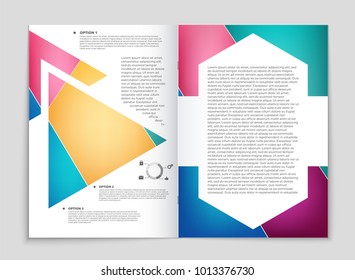 Abstract vector layout background set. For art template design, list, front page, mockup brochure theme style, banner, idea, cover, booklet, print, flyer, book, blank, card, ad, sign, sheet, a4