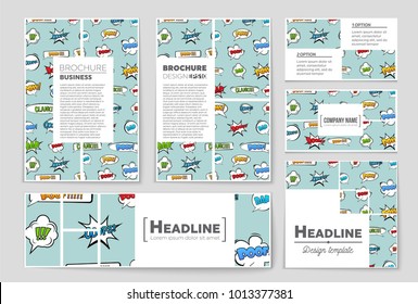 Abstract vector layout background set. For art template design, list, front page, mockup brochure theme style, banner, idea, cover, booklet, print, flyer, book, blank, card, ad, sign, sheet, a4.