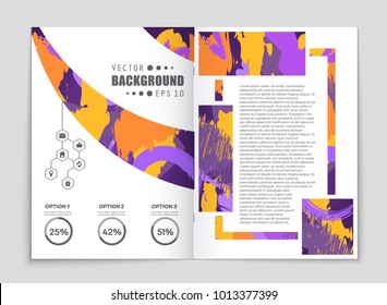Abstract vector layout background set. For art template design, list, front page, mockup brochure theme style, banner, idea, cover, booklet, print, flyer, book, blank, card, ad, sign, sheet, a4