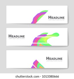 Abstract vector layout background set. For art template design, list, front page, mockup brochure theme style, banner, idea, cover, booklet, print, flyer, book, blank, card, ad, sign, sheet, a4