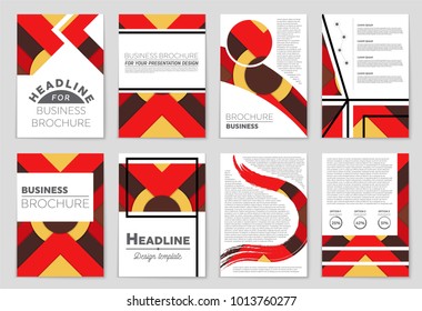 Abstract vector layout background set. For art template design, list, front page, mockup brochure theme style, banner, idea, cover, booklet, print, flyer, book, blank, card, ad, sign, sheet,, a4.