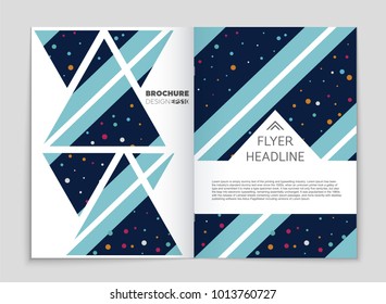 Abstract vector layout background set. For art template design, list, front page, mockup brochure theme style, banner, idea, cover, booklet, print, flyer, book, blank, card, ad, sign, sheet, a4