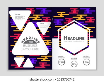 Abstract vector layout background set. For art template design, list, front page, mockup brochure theme style, banner, idea, cover, booklet, print, flyer, book, blank, card, ad, sign, sheet, a4.