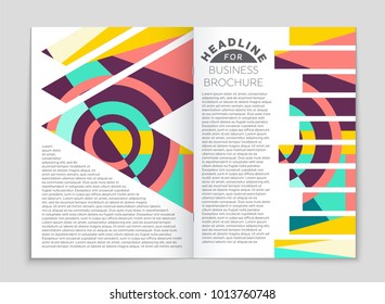 Abstract vector layout background set. For art template design, list, front page, mockup brochure theme style, banner, idea, cover, booklet, print, flyer, book, blank, card, ad, sign, sheet, a4