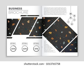 Abstract vector layout background set. For art template design, list, front page, mockup brochure theme style, banner, idea, cover, booklet, print, flyer, book, blank, card, ad, sign, sheet, a4