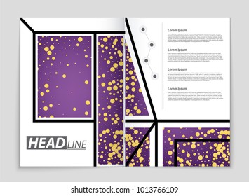 Abstract vector layout background set. For art template design, list, front page, mockup brochure theme style, banner, idea, cover, booklet, print, flyer, book, blank, card, ad, sign, sheet, a4.