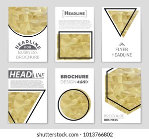 Abstract vector layout background set. For art template design, list, front page, mockup brochure theme style, banner, idea, cover, booklet, print, flyer, book, blank, card, ad, sign, sheet, a4