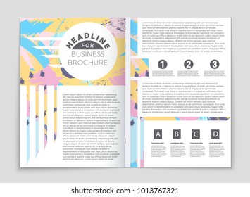 Abstract vector layout background set. For art template design, list, front page, mockup brochure theme style, banner, idea, cover, booklet, print, flyer, book, blank, card, ad, sign, sheet, a4