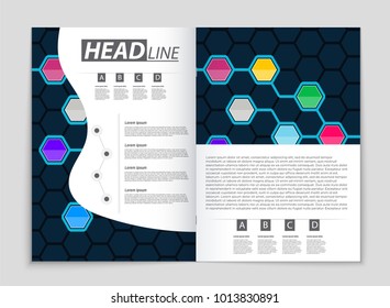 Abstract vector layout background set. For art template design, list, front page, mockup brochure theme style, banner, idea, cover, booklet, print, flyer, book, blank, card, ad, sign, sheet, a4.