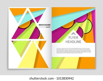 Abstract vector layout background set. For art template design, list, front page, mockup brochure theme style, banner, idea, cover, booklet, print, flyer, book, blank, card, ad, sign, sheet,, a4.