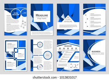 Abstract vector layout background set. For art template design, list, front page, mockup brochure theme style, banner, idea, cover, booklet, print, flyer, book, blank, card, ad, sign, sheet,, a4.