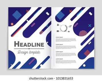 Abstract vector layout background set. For art template design, list, front page, mockup brochure theme style, banner, idea, cover, booklet, print, flyer, book, blank, card, ad, sign, sheet, a4.