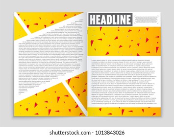 Abstract vector layout background set. For art template design, list, front page, mockup brochure theme style, banner, idea, cover, booklet, print, flyer, book, blank, card, ad, sign, sheet, a4