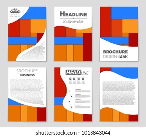 Abstract vector layout background set. For art template design, list, front page, mockup brochure theme style, banner, idea, cover, booklet, print, flyer, book, blank, card, ad, sign, sheet,, a4.