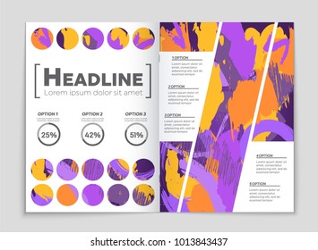 Abstract vector layout background set. For art template design, list, front page, mockup brochure theme style, banner, idea, cover, booklet, print, flyer, book, blank, card, ad, sign, sheet, a4
