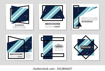 Abstract vector layout background set. For art template design, list, front page, mockup brochure theme style, banner, idea, cover, booklet, print, flyer, book, blank, card, ad, sign, sheet, a4