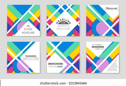 Abstract vector layout background set. For art template design, list, front page, mockup brochure theme style, banner, idea, cover, booklet, print, flyer, book, blank, card, ad, sign, sheet,, a4.