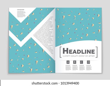 Abstract vector layout background set. For art template design, list, front page, mockup brochure theme style, banner, idea, cover, booklet, print, flyer, book, blank, card, ad, sign, sheet, a4