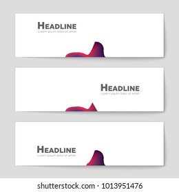 Abstract vector layout background set. For art template design, list, front page, mockup brochure theme style, banner, idea, cover, booklet, print, flyer, book, blank, card, ad, sign, sheet, a4